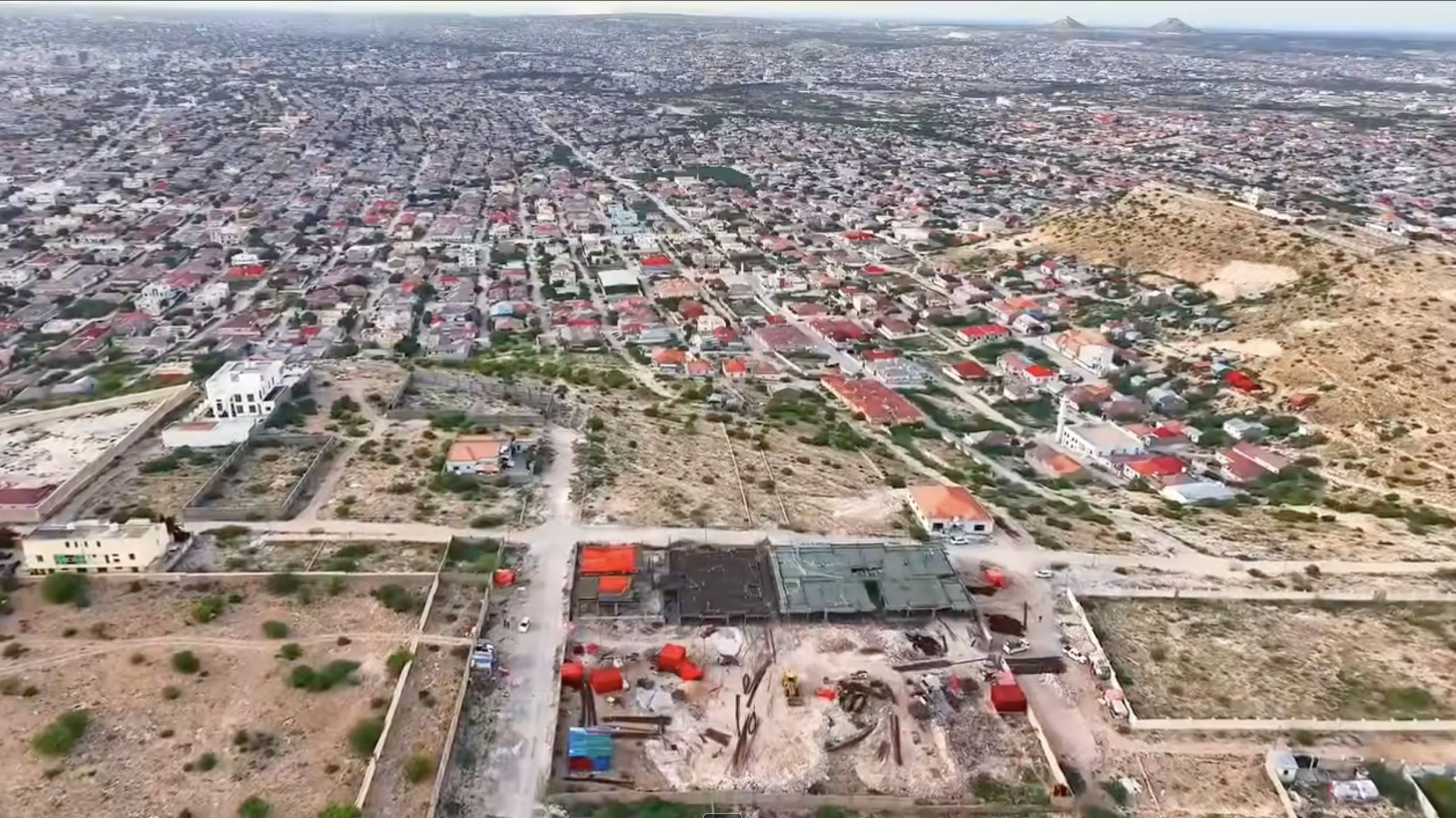 Aerial View Masala Hargeisa